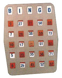 Bingo spelplan